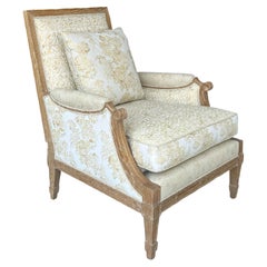 Silla de salón Mattaliano de roble cerámico arenado