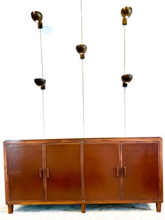 Mattaliano "Frank" Walnut & Vellum Clad Sideboard/ Cabinet