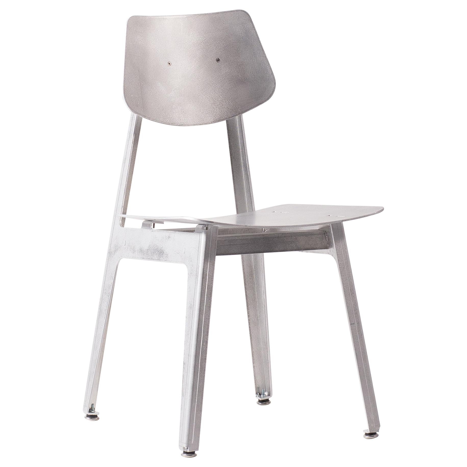 Matte Aluminum Outdoor Dining Chair BT