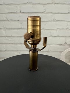 Matte black chiseled plaster lamp