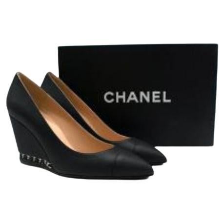 chanel wedge trainers