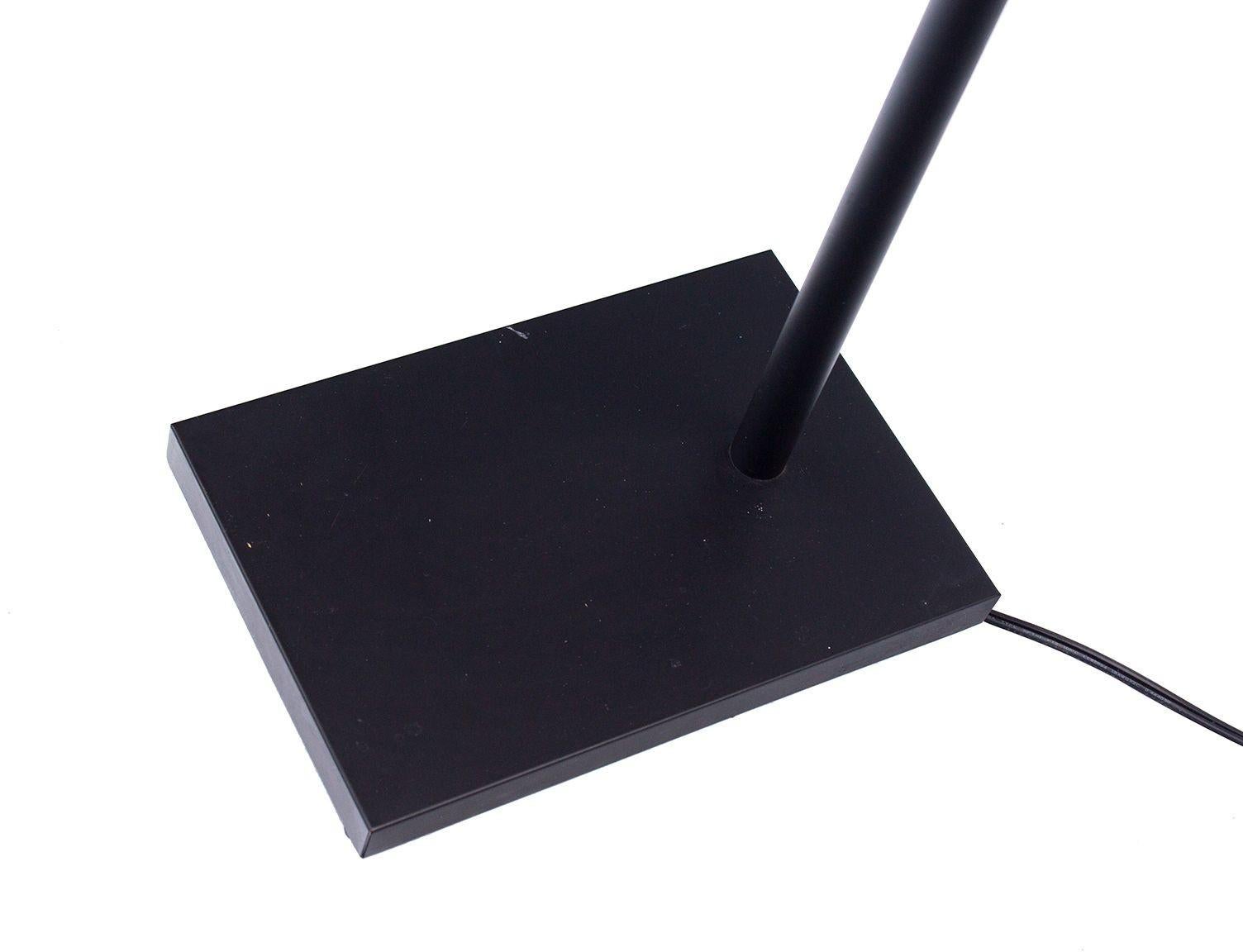 Matte Black Library Style Floor Lamp For Sale 2