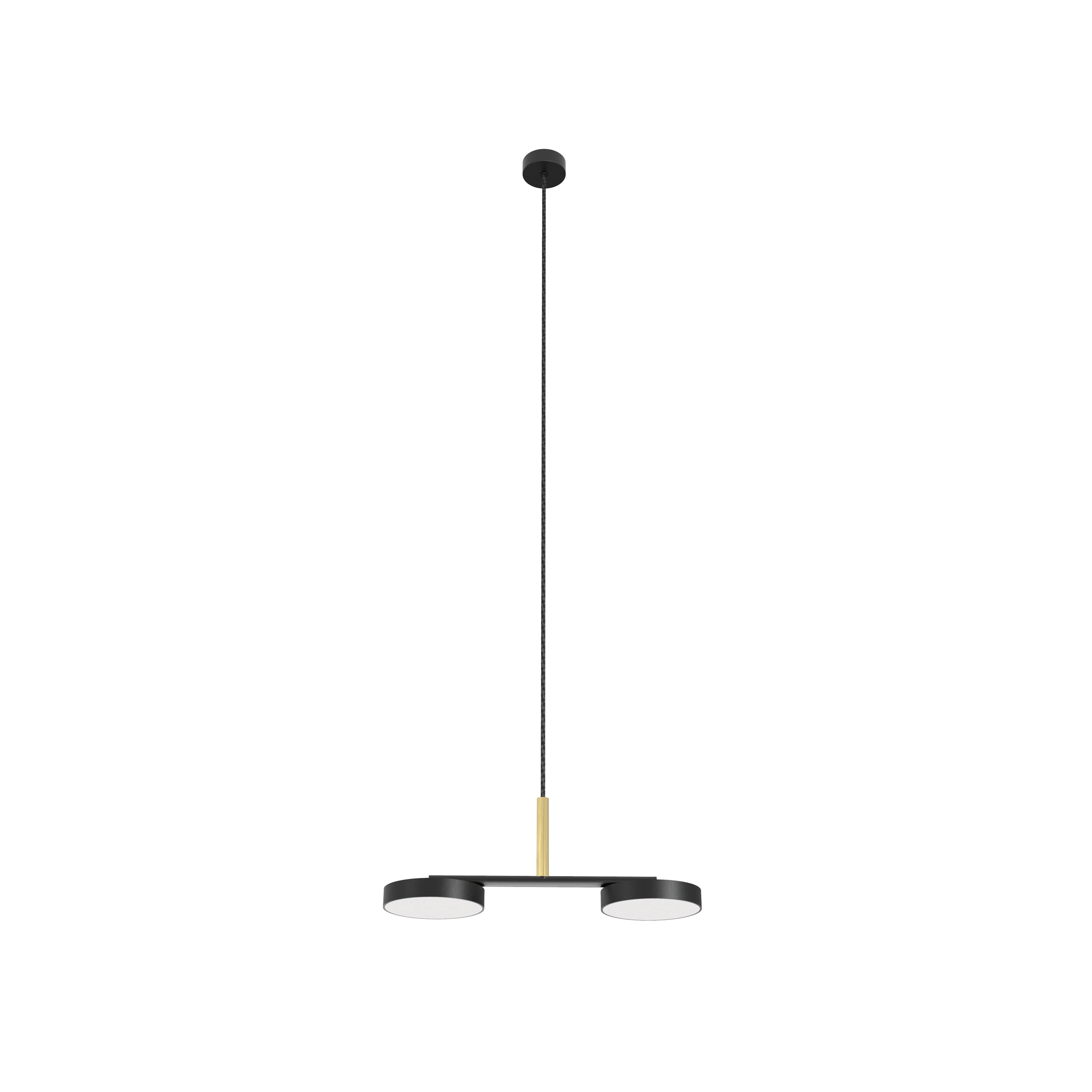 Mattschwarze Raisa-Hängeleuchte von Robin Lamps (Spanisch) im Angebot