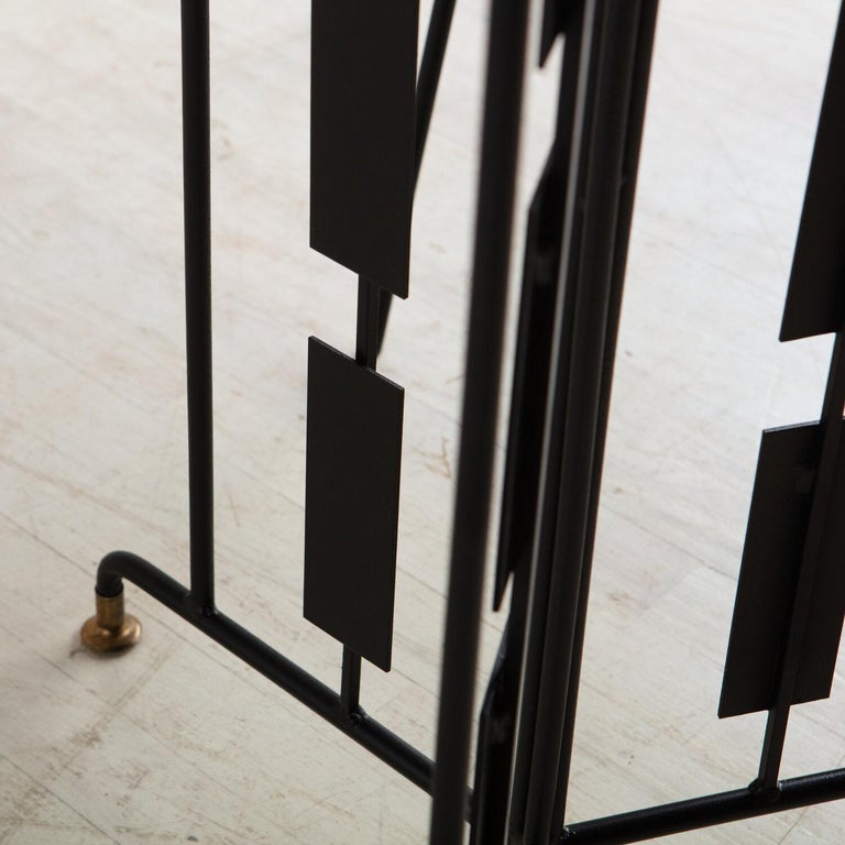 Matte Black Sculptural Accent Table For Sale at 1stDibs