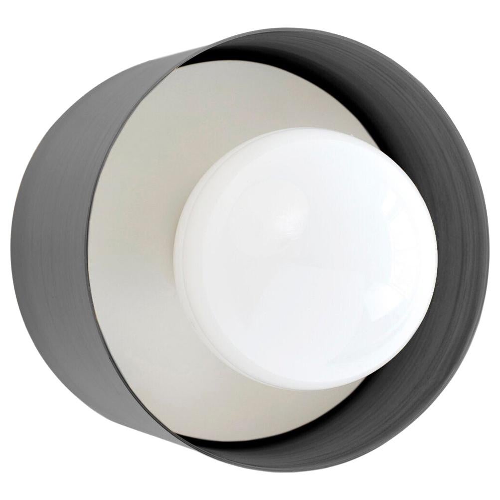 Matte Black Spun Sconce Light by Ladies & Gentlemen Studio