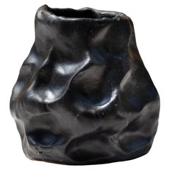 Matte Black Vase by Daniele Giannetti