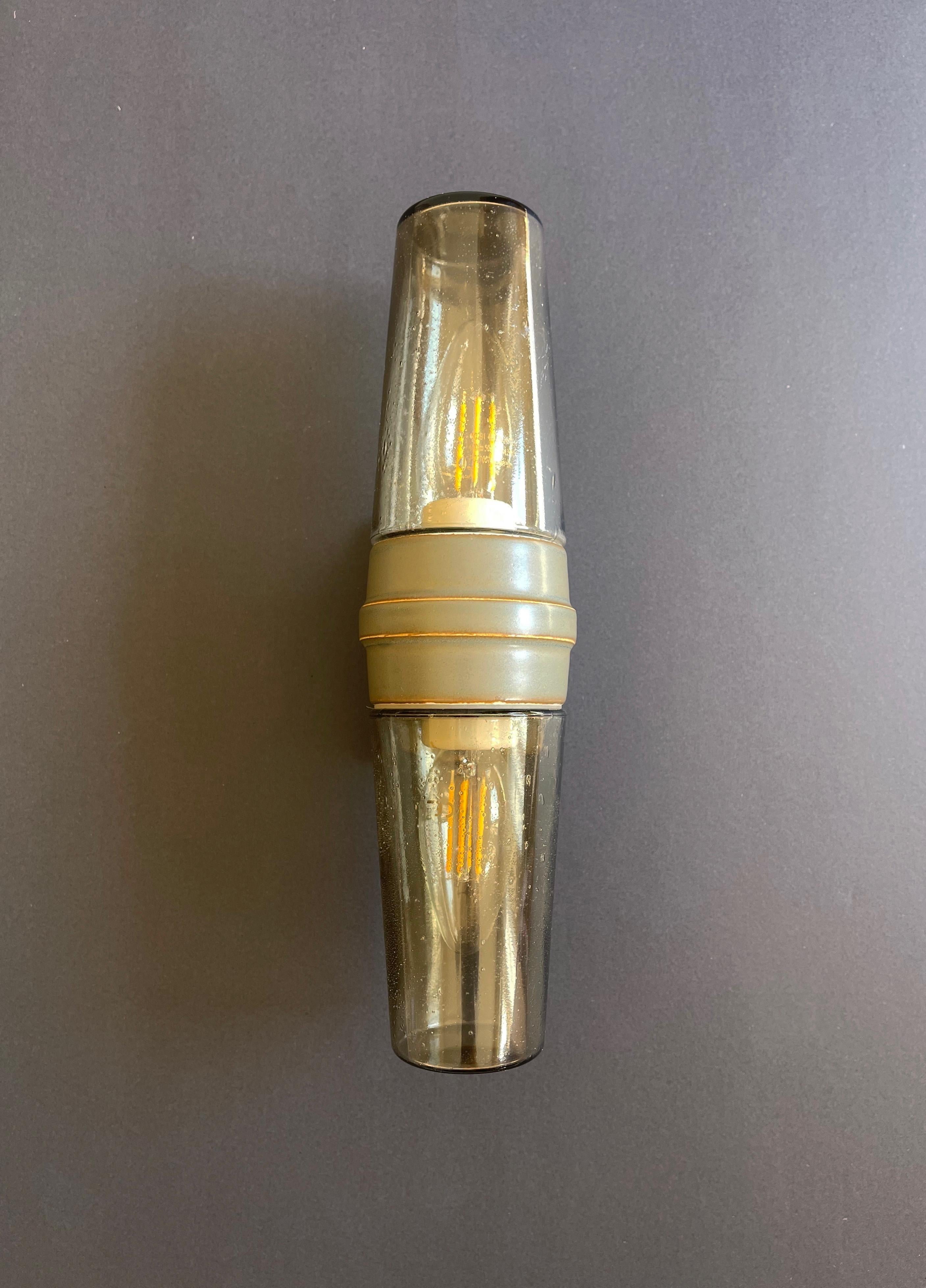 Caramel mat Ifö Sweden applique murale à double lumière, moderne du milieu du siècle Bon état - En vente à Andernach, DE