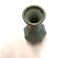Matte Glaze Pale Turquoise Vase, China, Contemporary