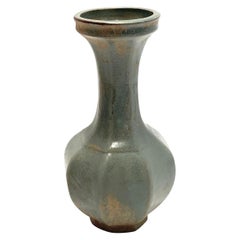 Matte Glaze Pale Turquoise Vase, China, Contemporary