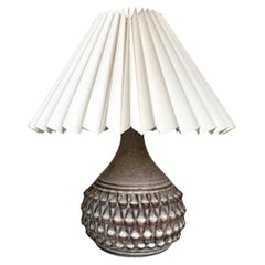 Lampada da tavolo organica moderna danese Matt Gray, anni '60