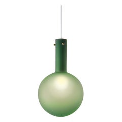 Lampe à suspension en sphaerae vert mat de Dechem Studio