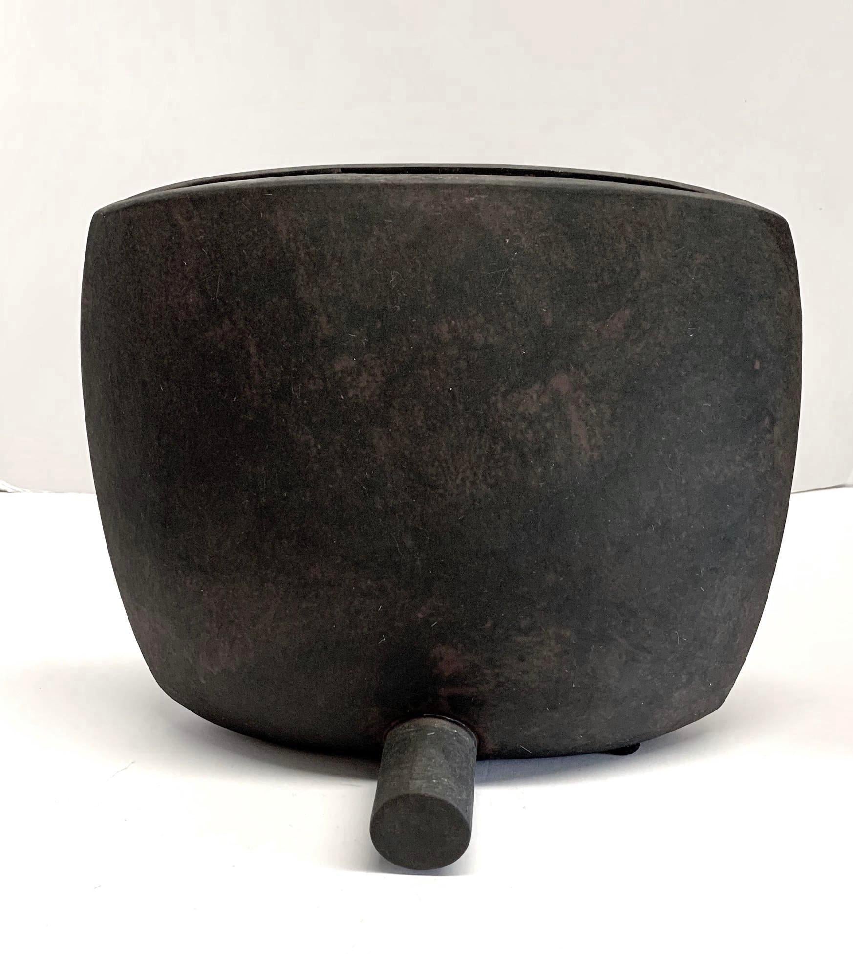 Danish Matte Grey Vase, Denmark, Contemporary