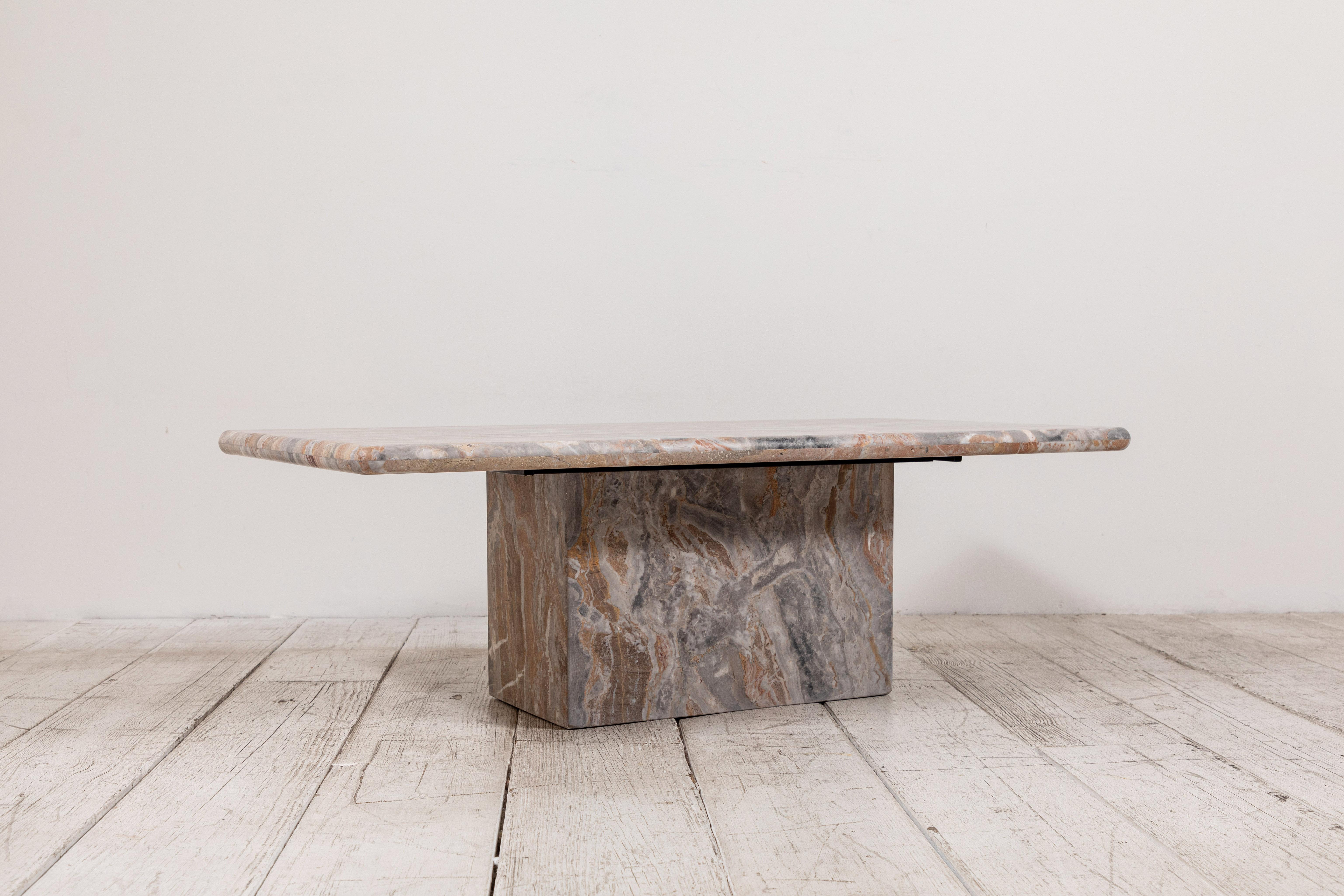 Matte Marble Rectangular Coffee Table 4