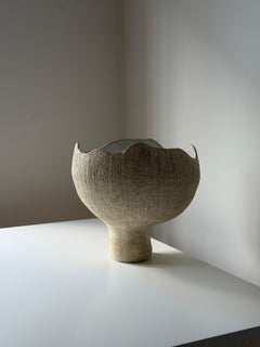 Matte Off White Glaze Sculptural Vase 3 by Anna Shipulina Ceramics