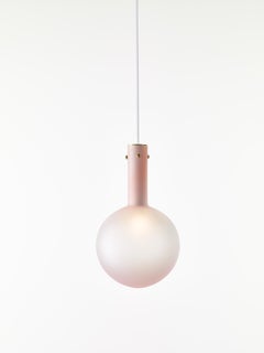 Matte Pink Sphaerae Pendant Light by Dechem Studio
