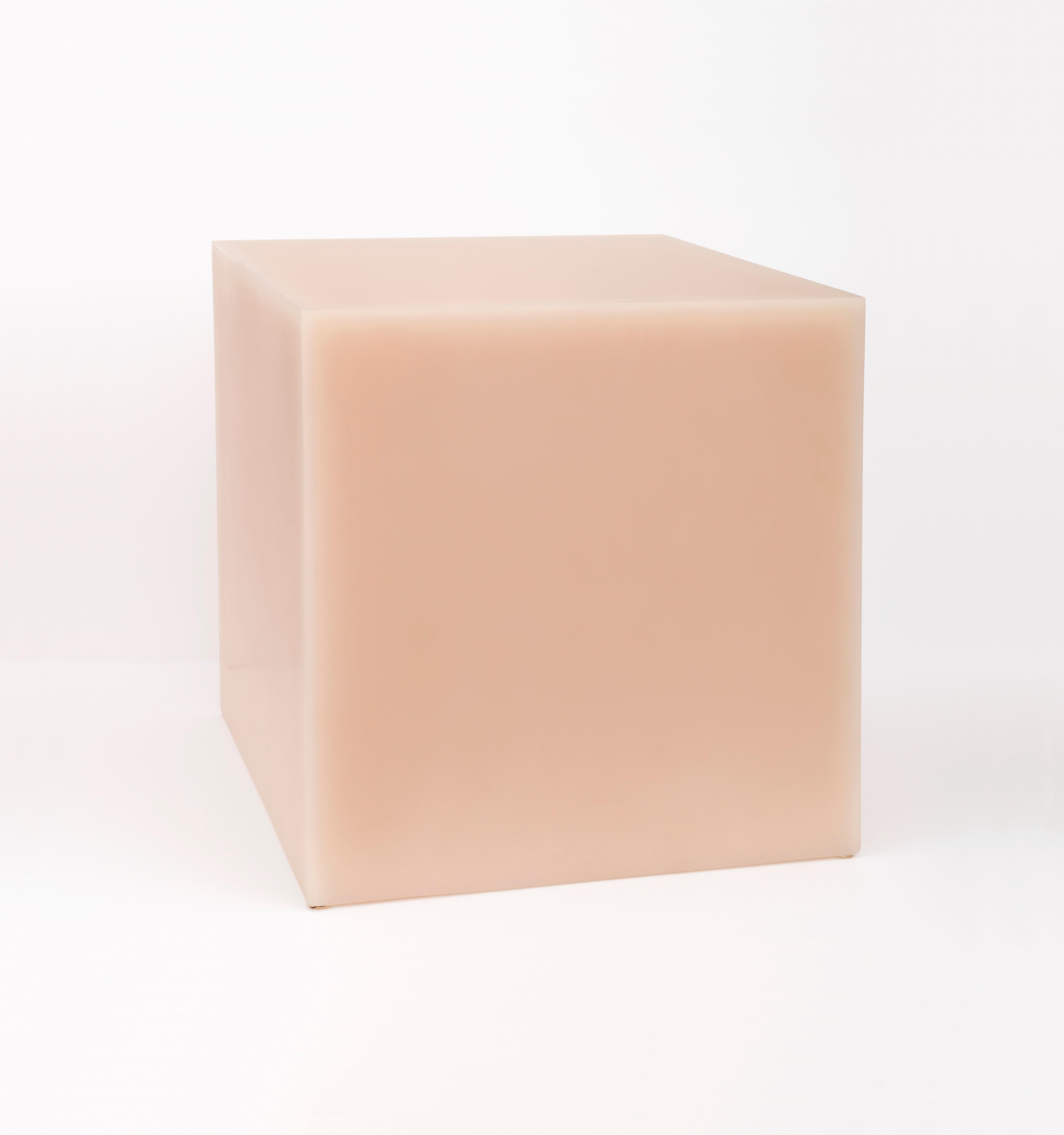 Sabine Marcelis' signature design now comes in more durable matte resin as the designer further explores the material.

Seemingly solid objects with a magical glowing edge. The unique translucent and highly polished properties of the material give