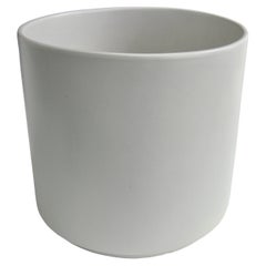 Matte White Glazed Terra Cotta Planter Pot