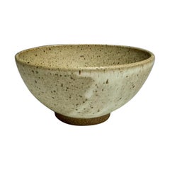 Matte White Speckled Bowl by Jason Fox