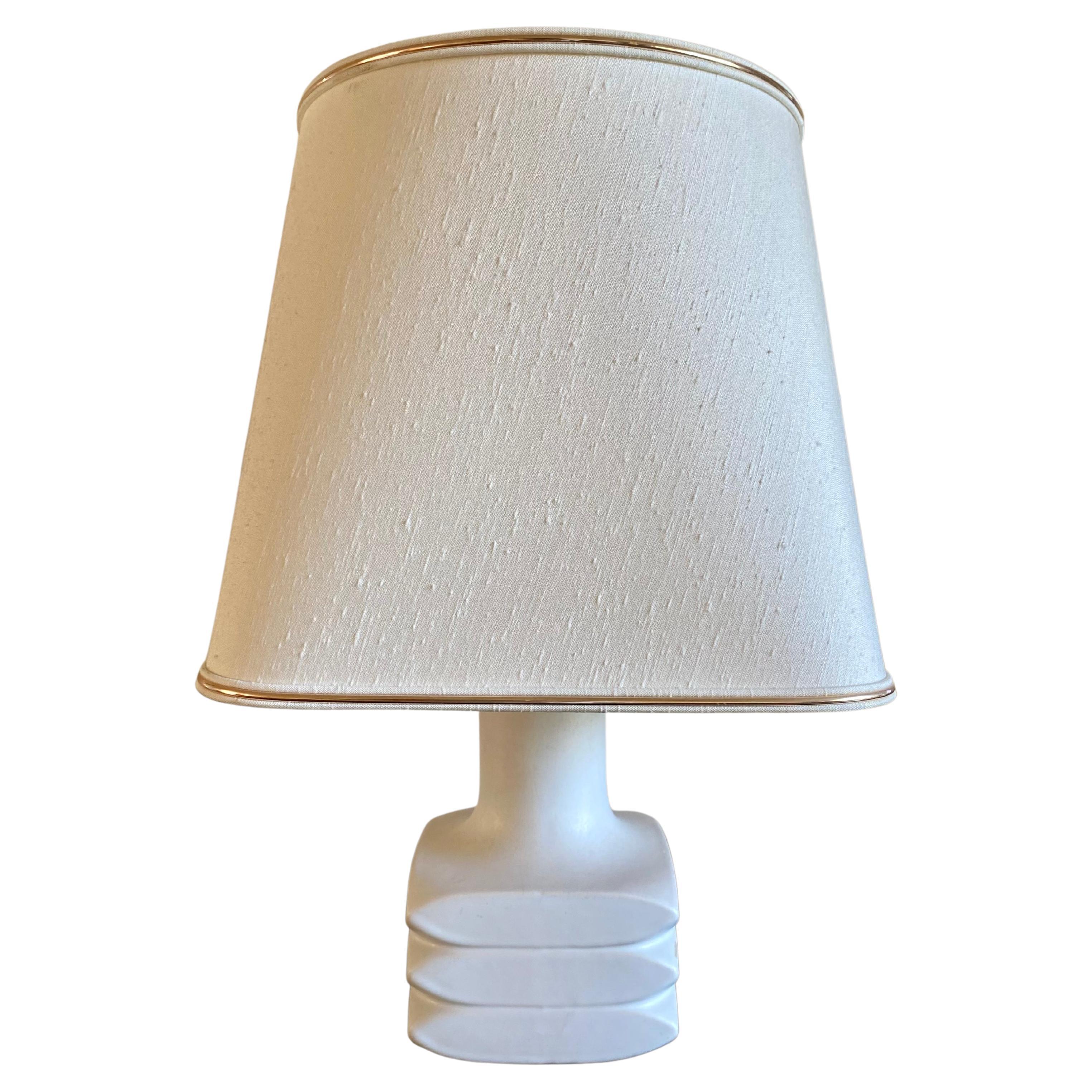 Matte White Table Lamp By Cari Zalloni For Steuler For Sale