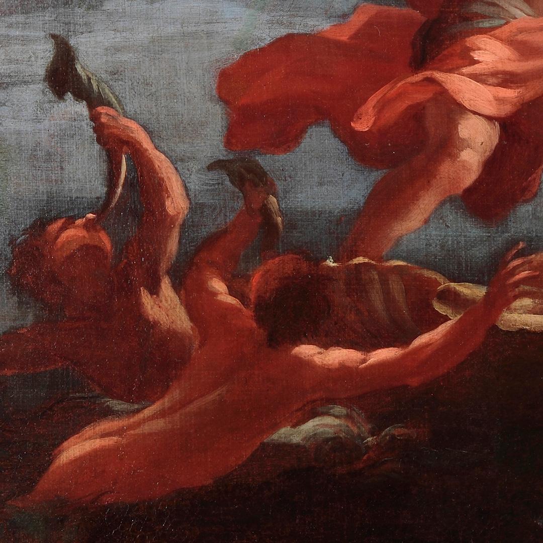 Matteo Bonechi, Marine Triumph, Öl auf Leinwand, 17.-18. Jahrhundert im Angebot 4