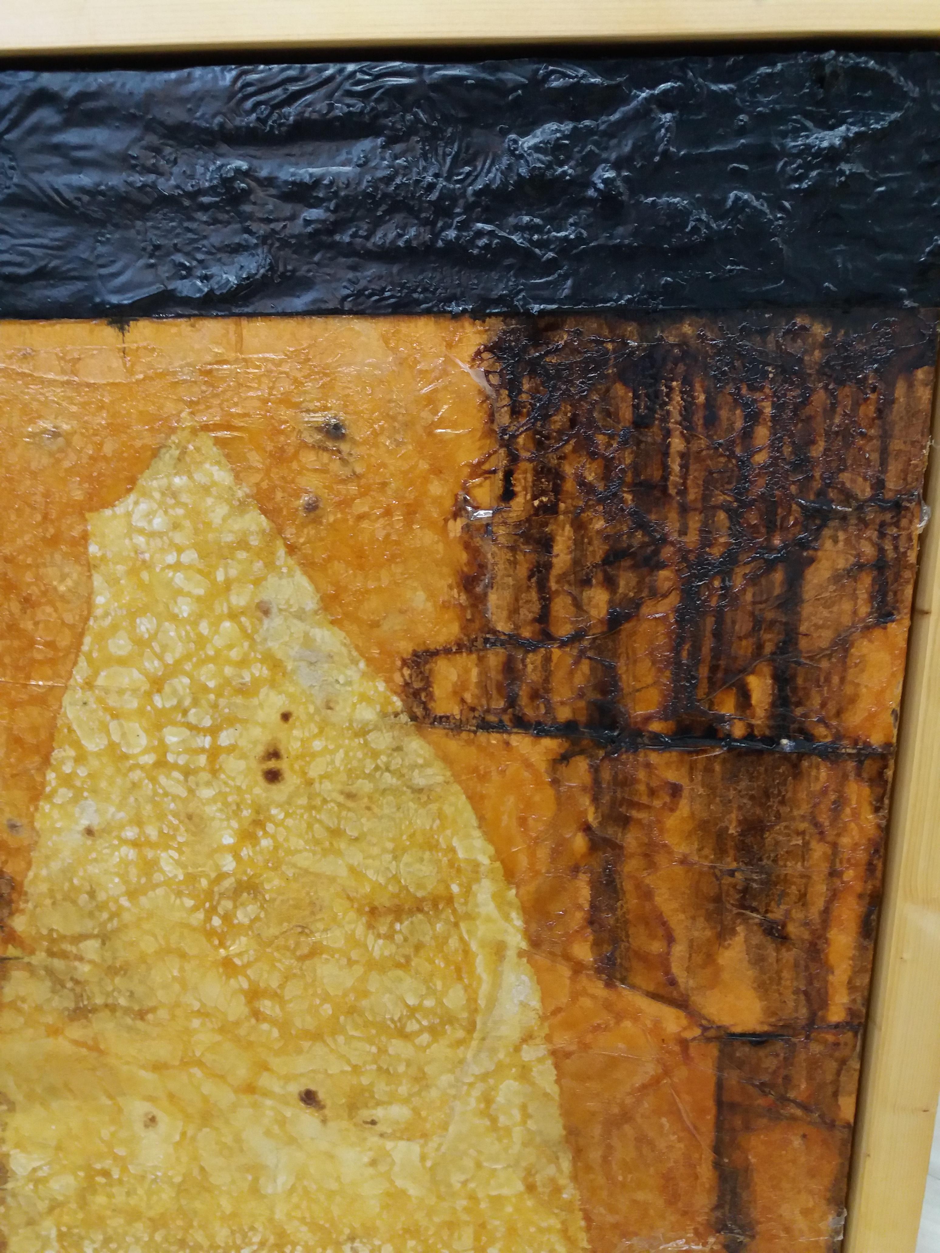 Bella composizione dell'artista italiano
Tecnica mista e combustione su Wood.
Stato perfetto.