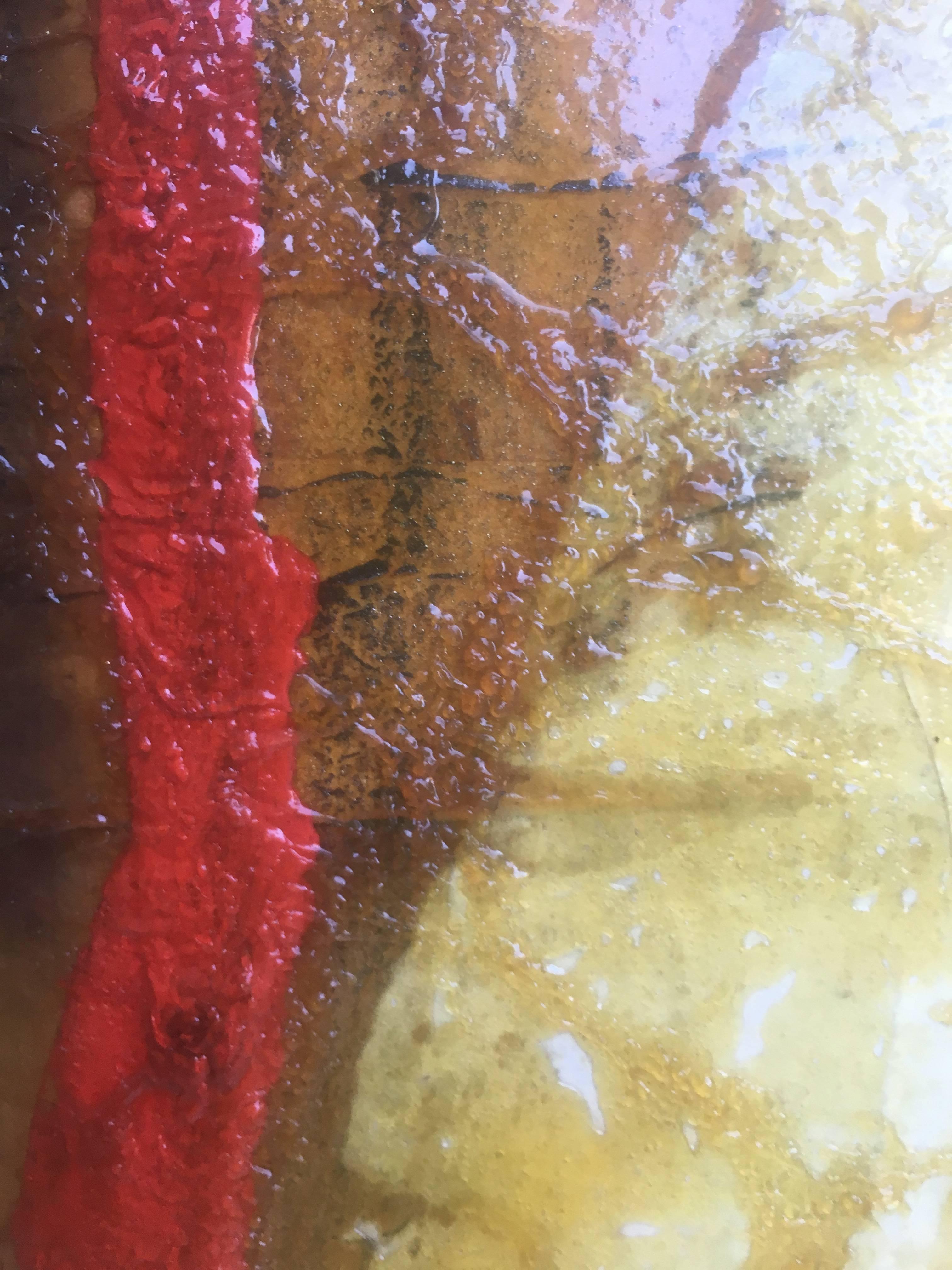 Bultrini  Sentiero tra gli alberi 2008 pittura originale contemporanea a tecnica mista - Painting Espressionismo astratto di MATTEO BULTRINI