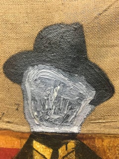 MATTEO BULTRINI 6  Collage de arpillera - "SIN TÍTULO" 2005