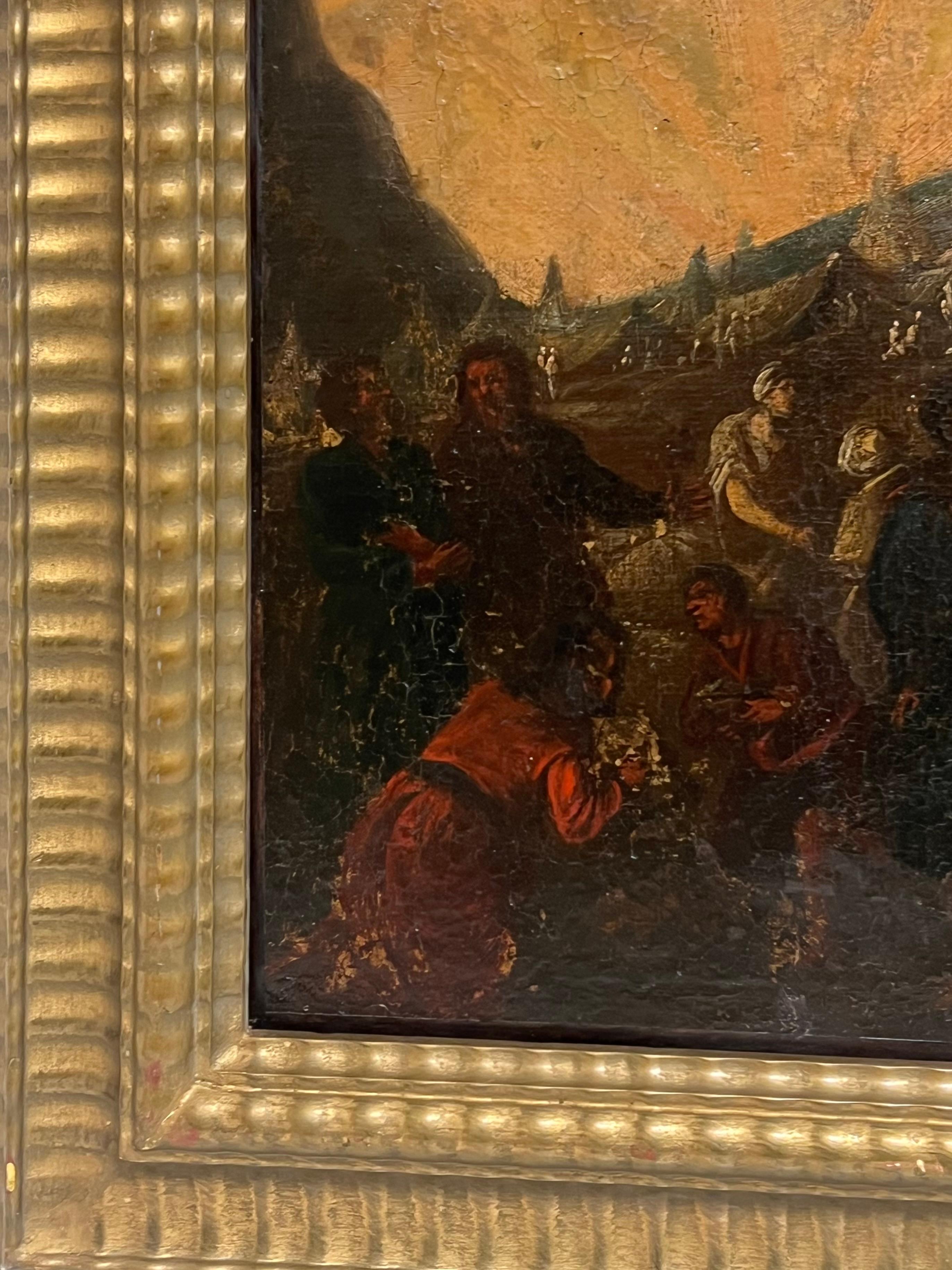 Grande peinture à l'huile italienne du 17ème siècle en vente 5