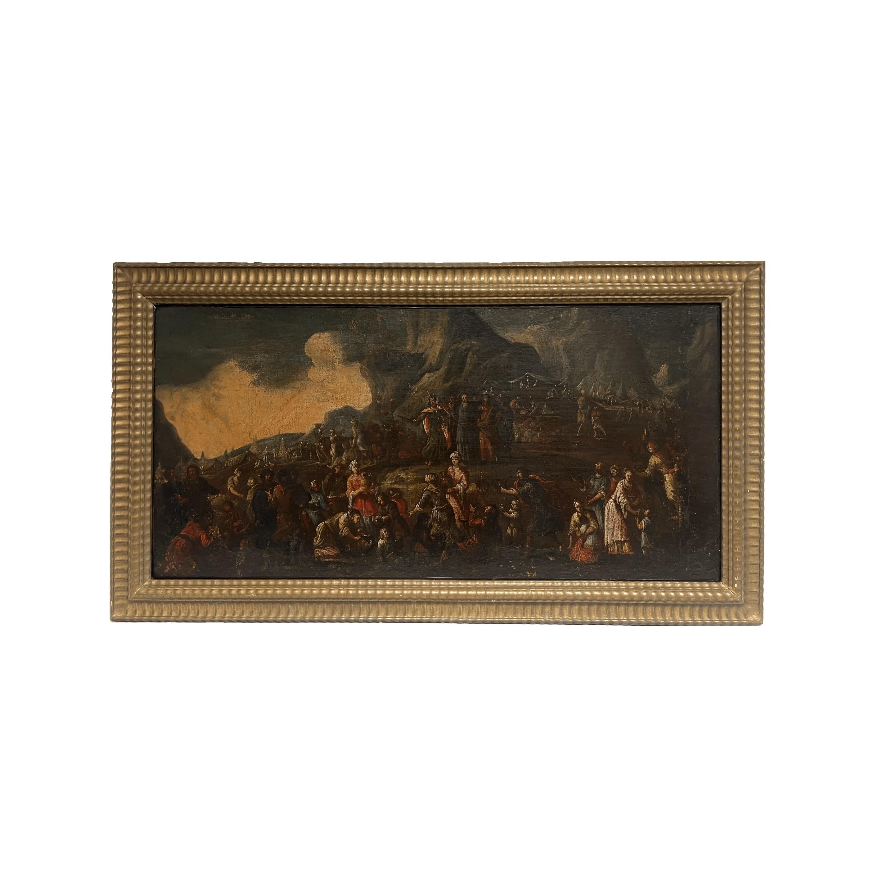 Grande peinture à l'huile italienne du 17ème siècle en vente 7