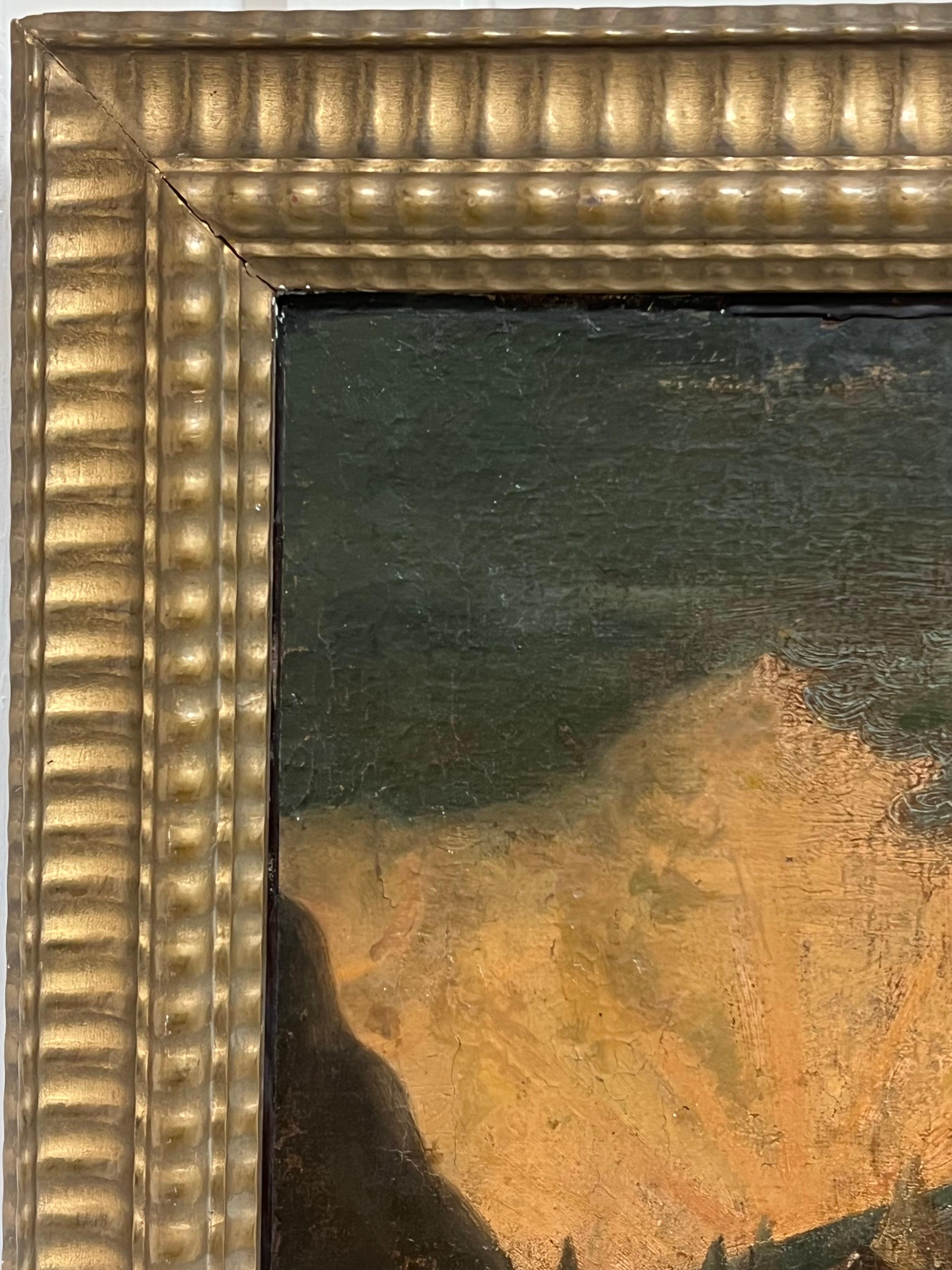 Grande peinture à l'huile italienne du 17ème siècle en vente 4
