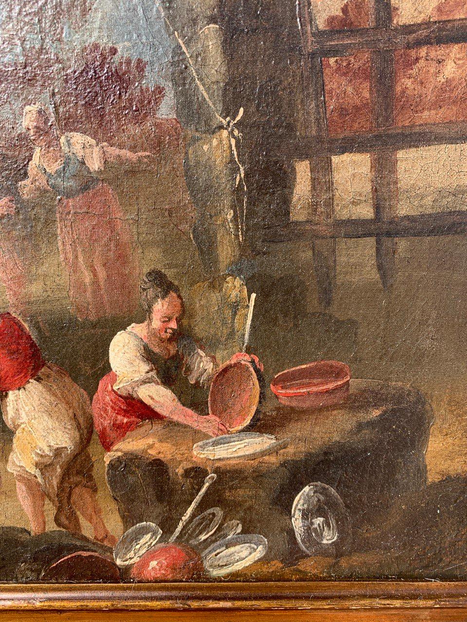 Matteo dei Pitocchi (Baroque) - 17th century figure painting - Genre scene For Sale 3
