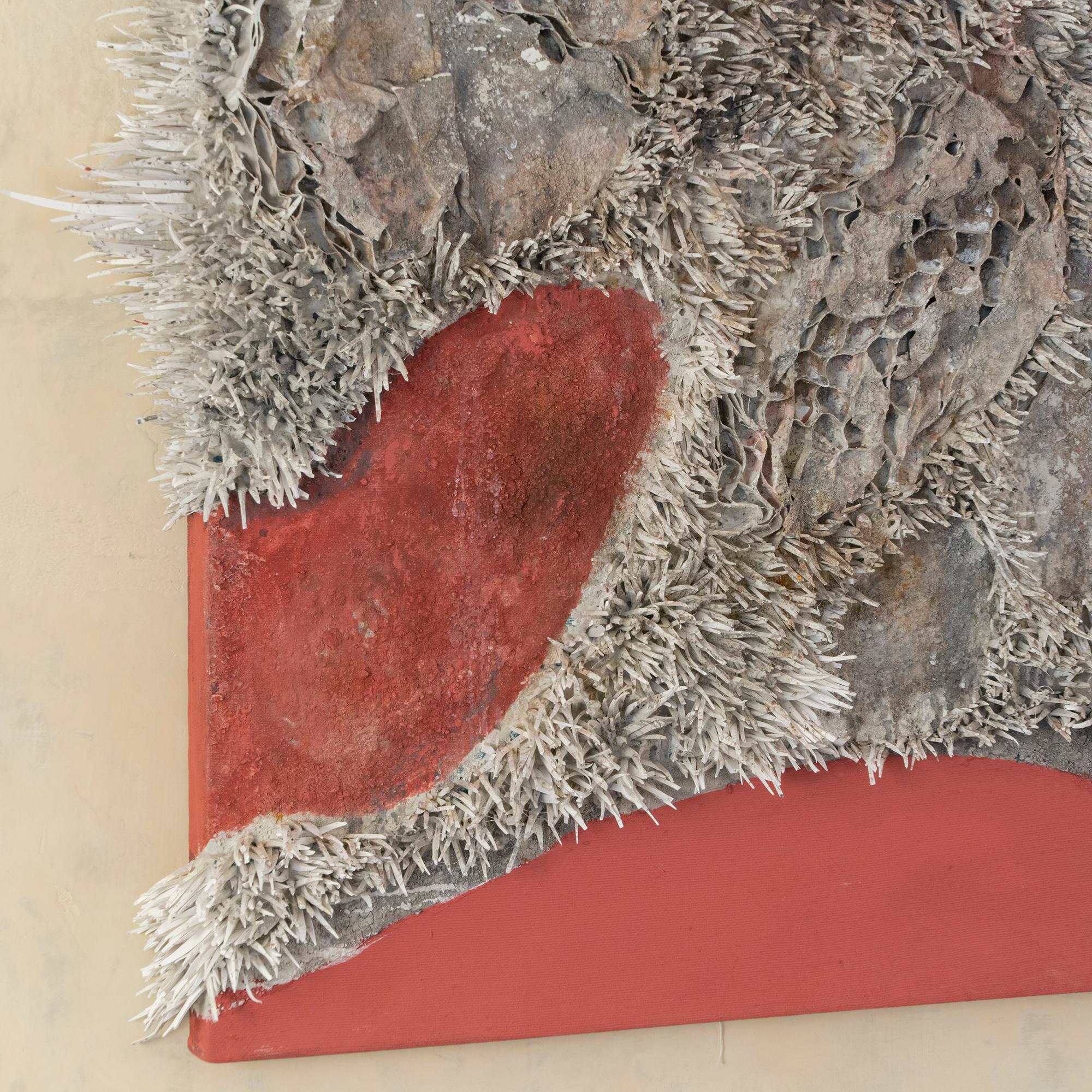 Matteo Giampaglia Mixed-Media Abstract Triptych Wall Art, Italy, 2019 (21. Jahrhundert und zeitgenössisch) im Angebot