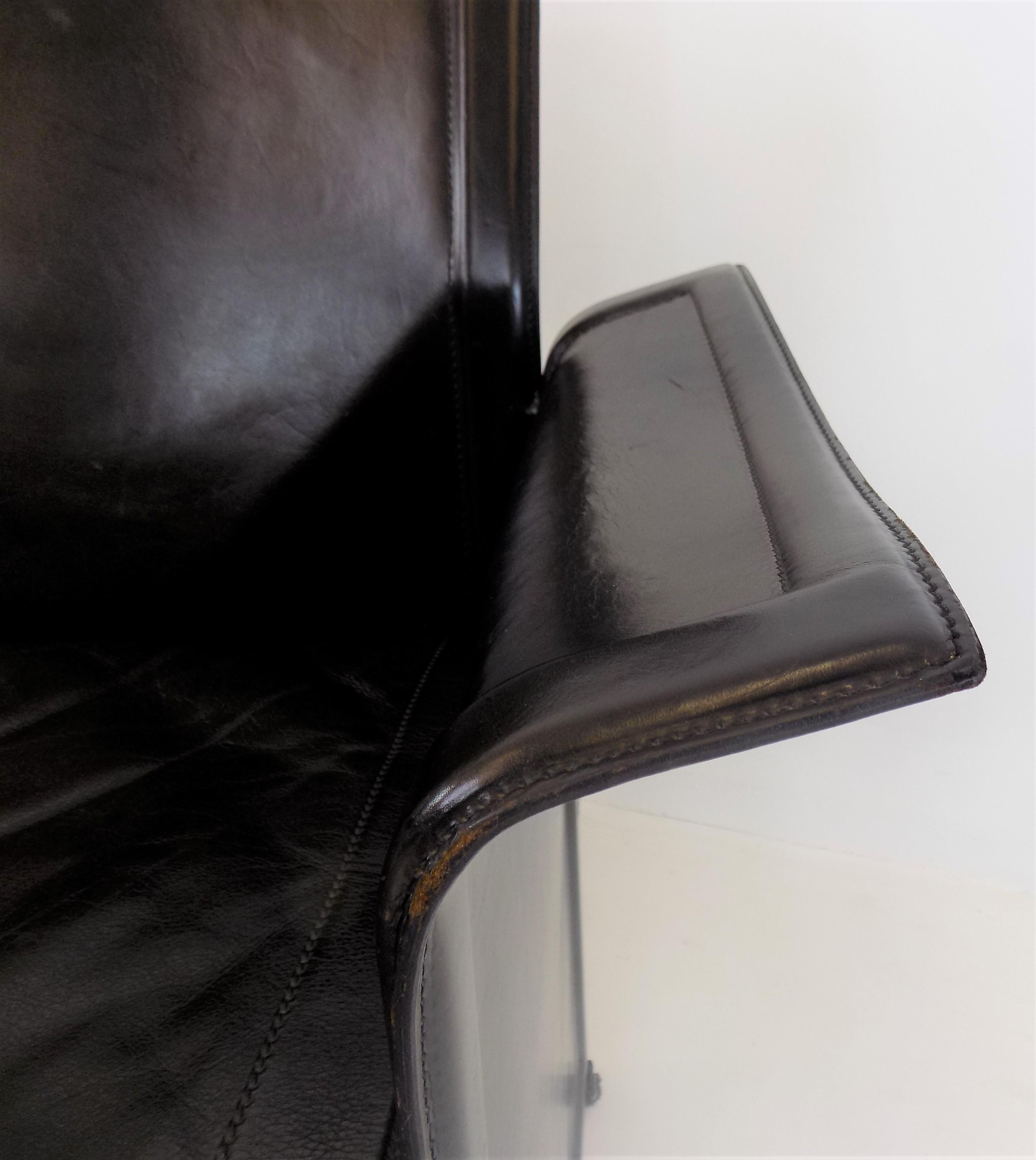 Matteo Grassi Korium 2 Seater Leather Sofa by Tito Agnoli 1