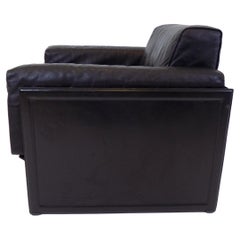 Matteo Grassi Korium KM 3/1 leather lounge chair by Tito Agnoli, 1980