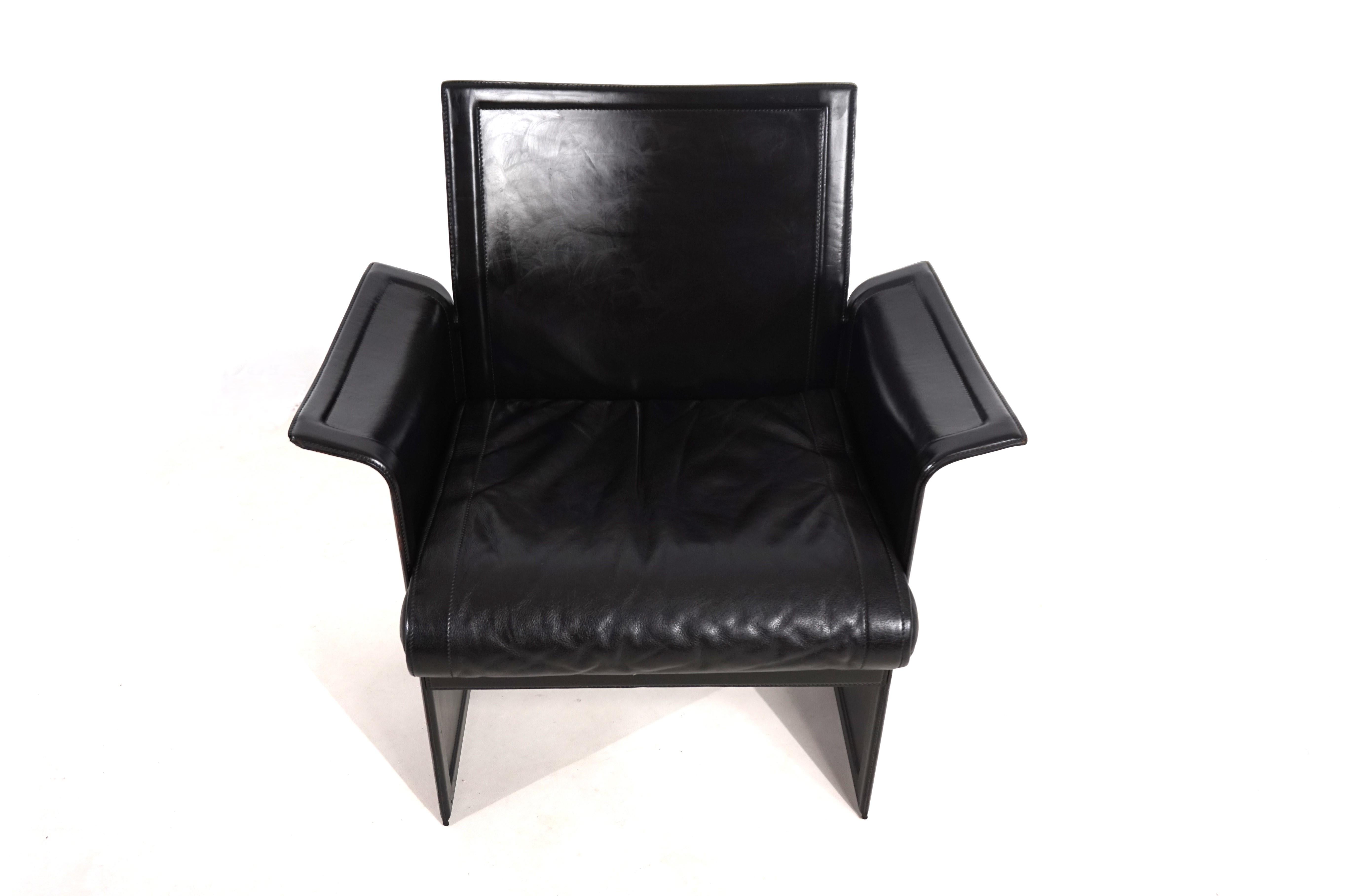 Matteo Grassi Chaise longue en cuir Tito Agnoli, 1980 en vente 8