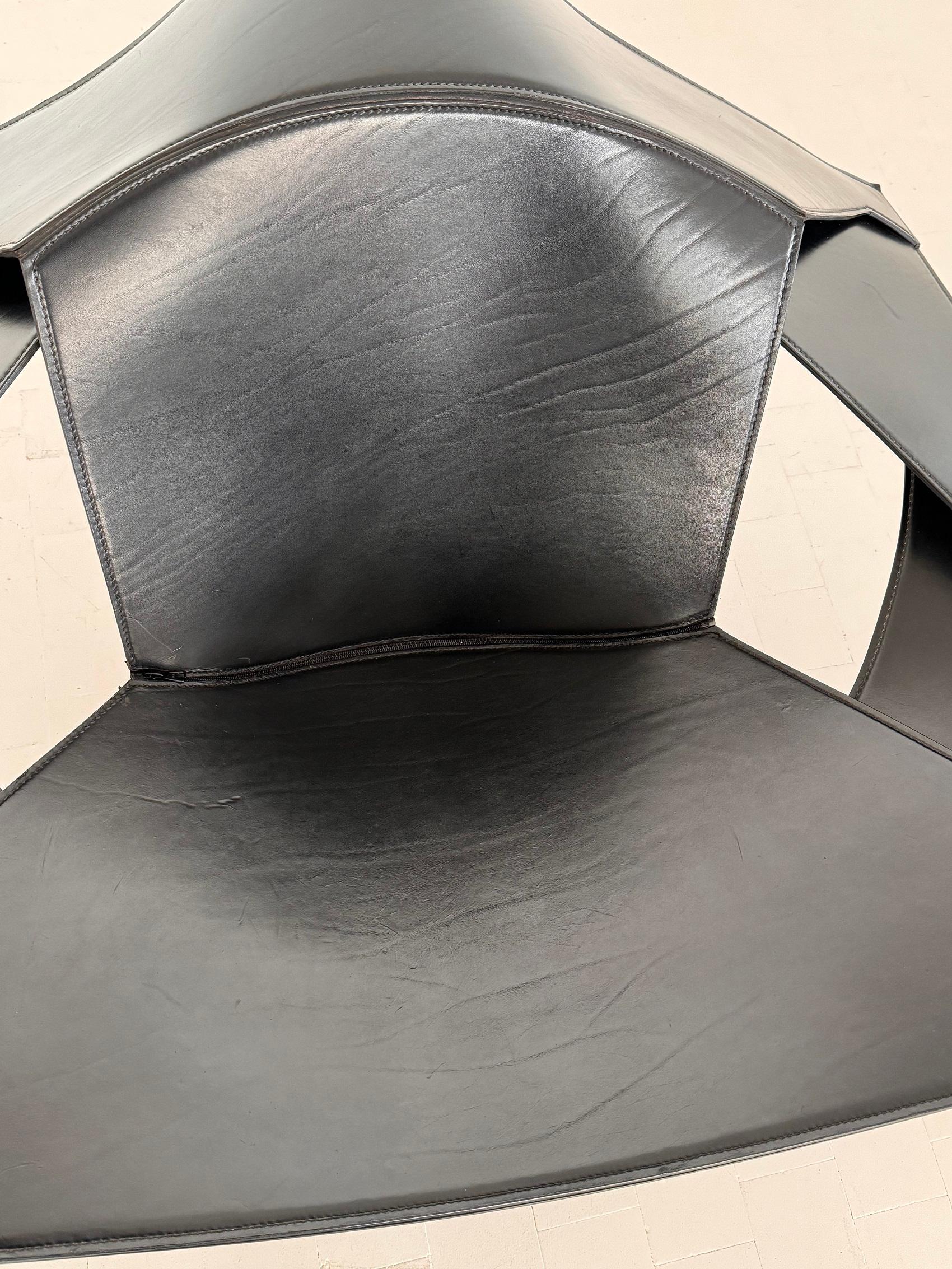 Matteo Grassi Sculptural Lounge Chair 'Equity' by Jacques Harold Pollard, 1987 For Sale 7