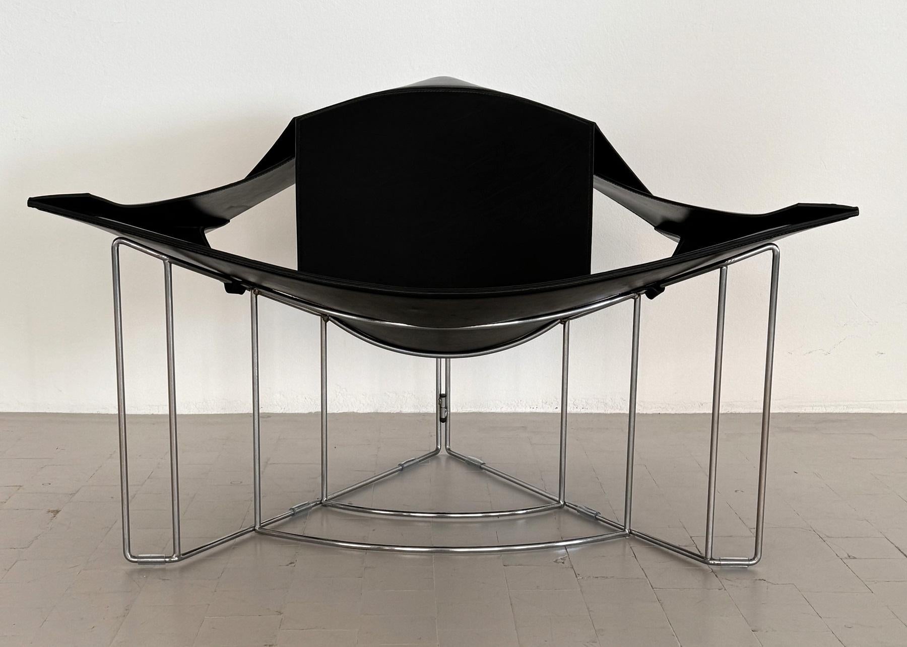 Matteo Grassi Sculptural Lounge Chair 'Equity' by Jacques Harold Pollard, 1987 For Sale 1