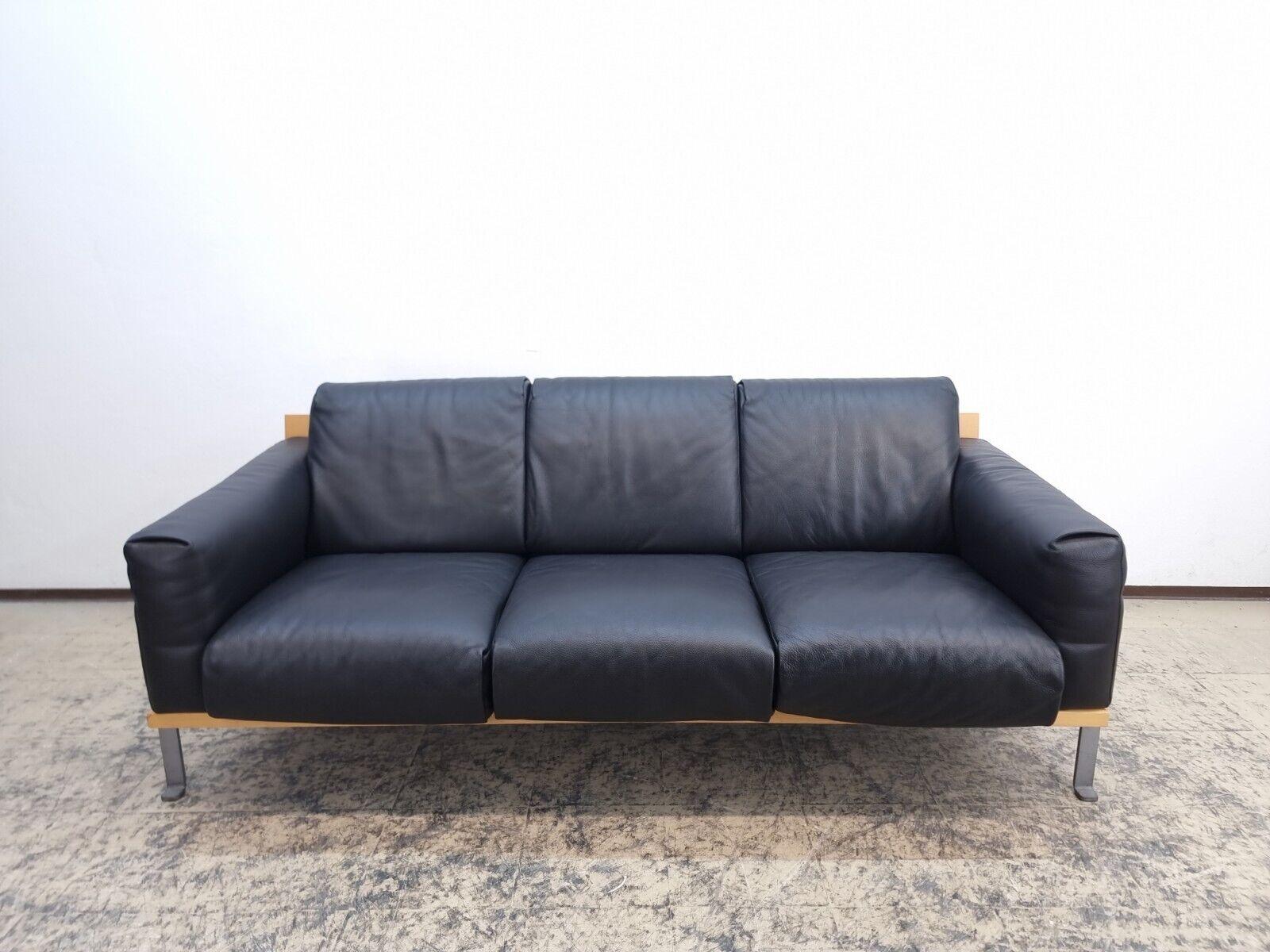Matteo Grassi Sofa Designersofa Italian Design Ledersofa Vintage Couch #0387 For Sale 5