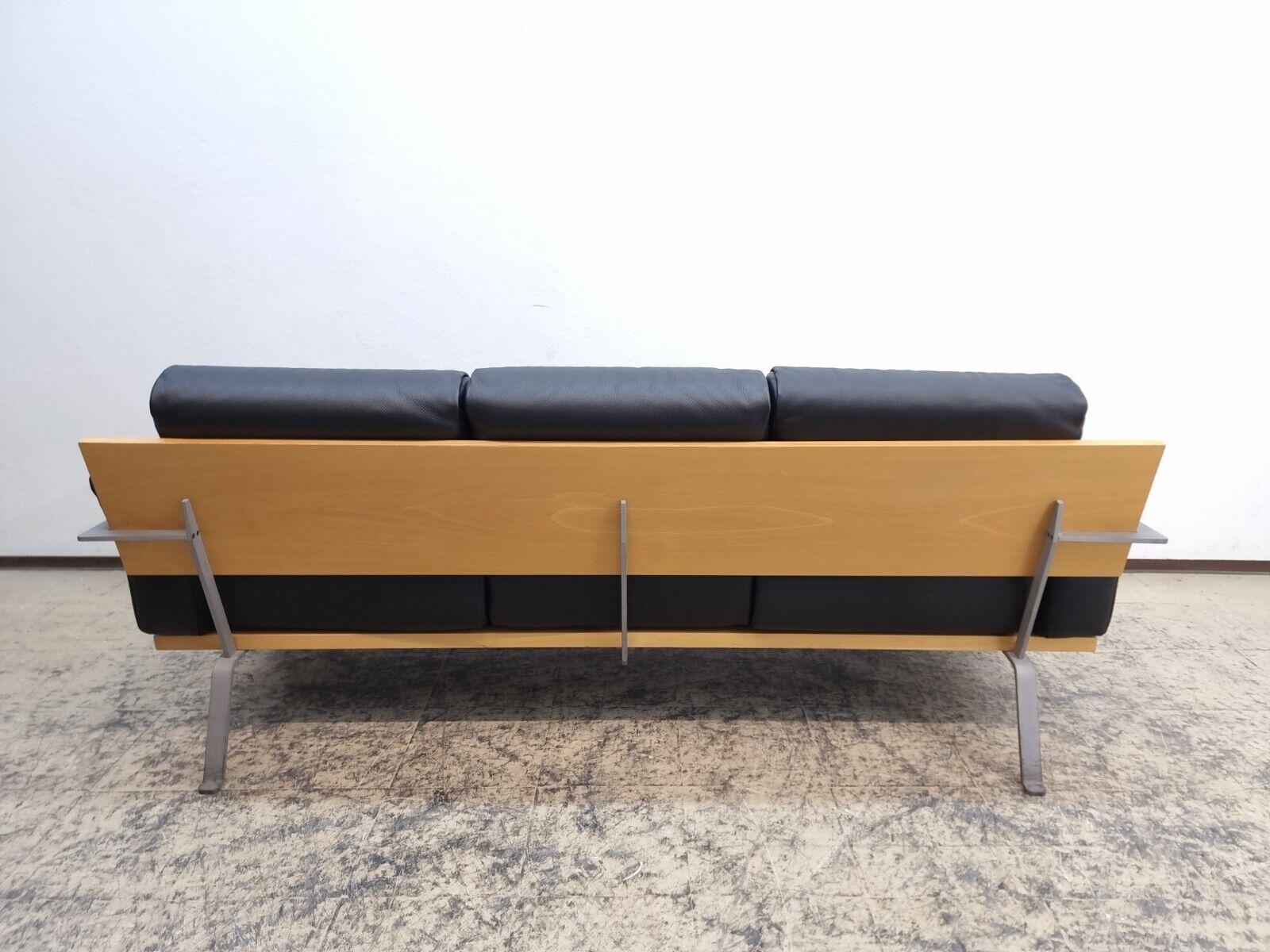 Bauhaus Matteo Grassi Sofa Designersofa Italian Design Ledersofa Vintage Couch #0387 For Sale