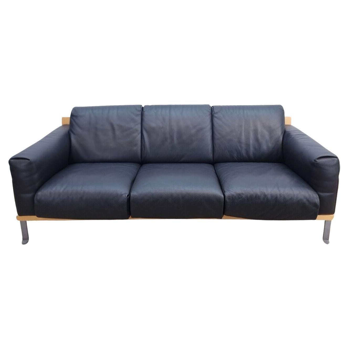 Matteo Grassi Sofa Designersofa Italian Design Ledersofa Vintage Couch #0387 For Sale