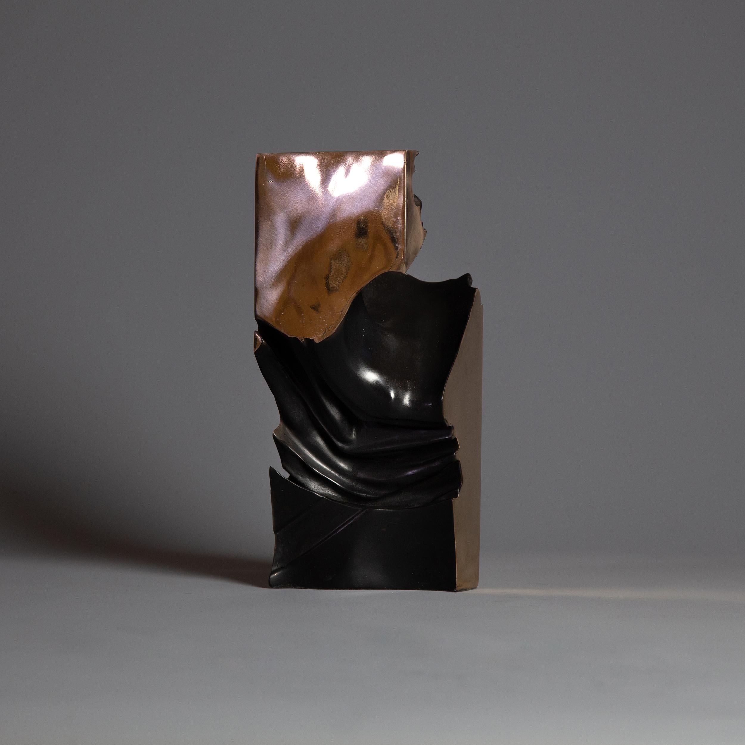 SHE, Limited Edition Hand-processed bronze sculpture, classic meets modern