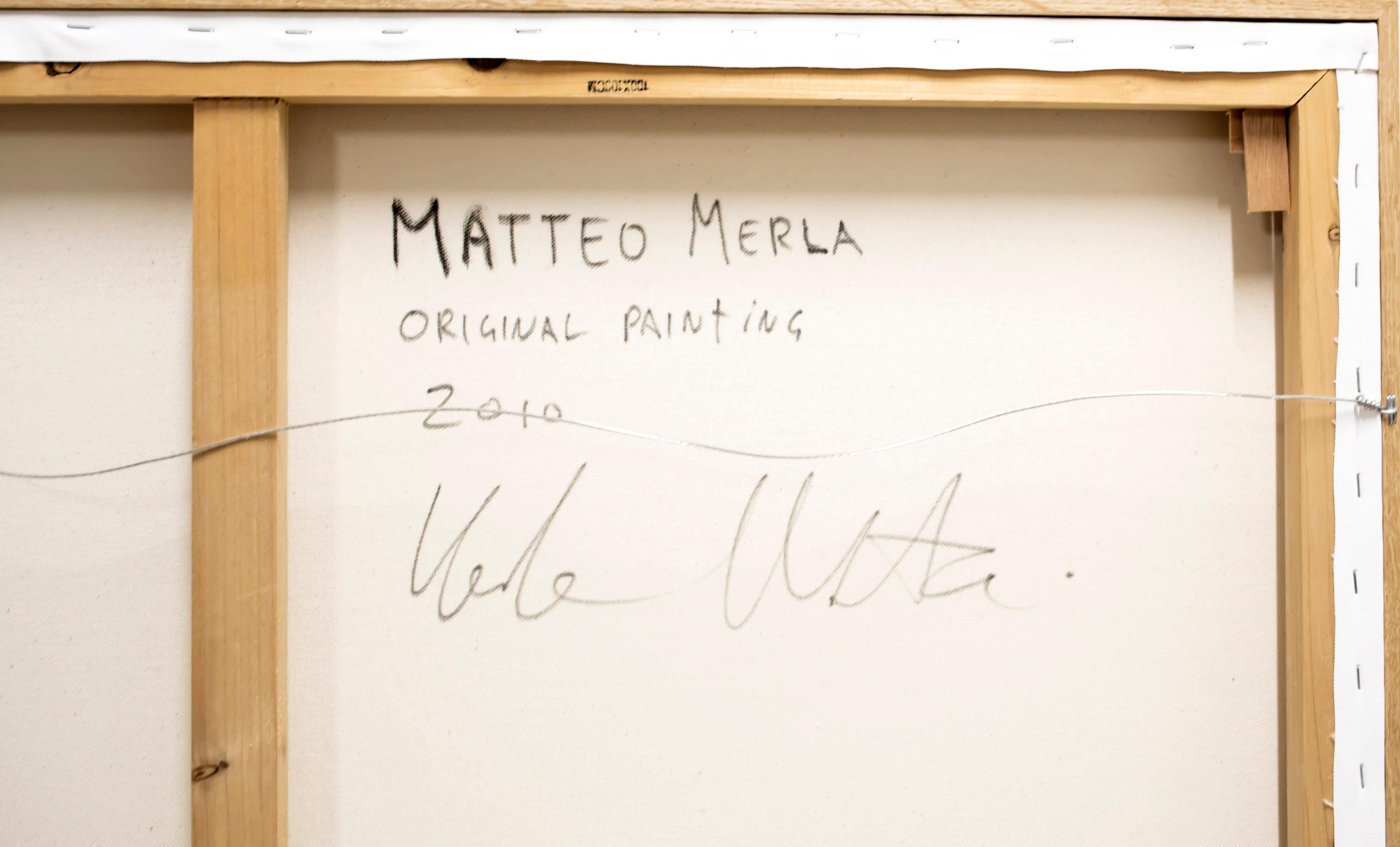 Zeitgenössisches figuratives Ölgemälde auf Leinwand „Jung Young Peer“ von Matteo Merla 2010 im Angebot 8