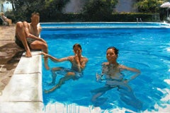 Italian Contemporary Art by Matteo Nannini - By the Pool