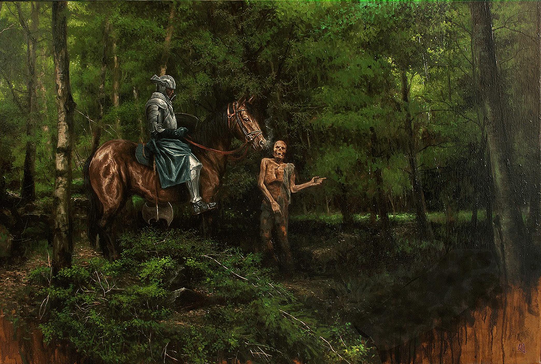 Óleo sobre lienzo 
Marco de madera al óleo: 105 x 155 cm 

Matteo Nannini es un artista italiano nacido en 1979 en Bolonia que vive y trabaja en Cento, Ferrara, Italia. Estudió en la Academia de Bellas Artes de Bolonia. Pintor de profesión desde
