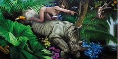 Art contemporain italien de Matteo Nannini - Garden of Eden, Wild Ride