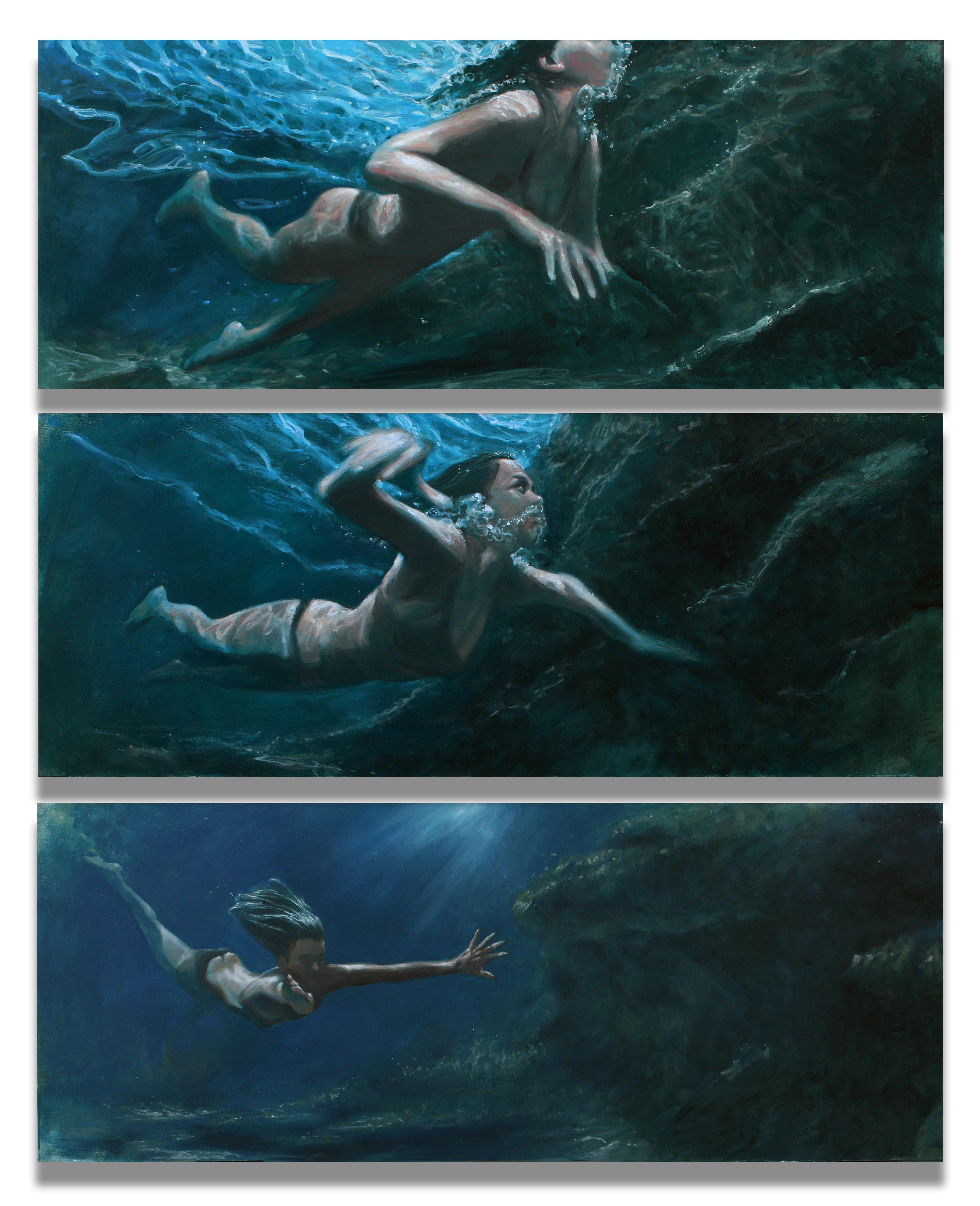 Zeitgenössische italienische Kunst von Matteo Nannini - Rising I im Angebot 3