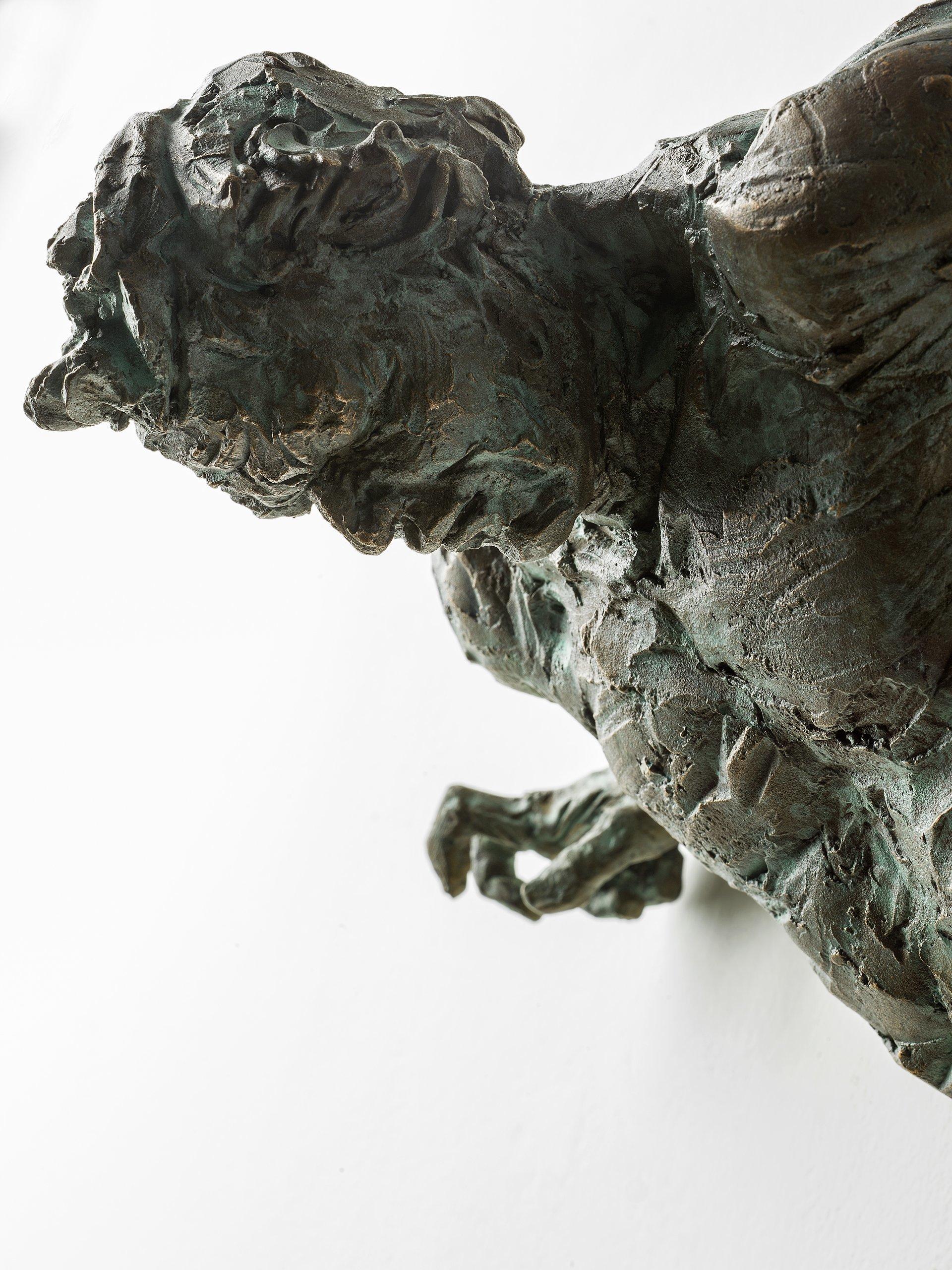 Crisis​, bronze - Sculpture by Matteo Pugliese