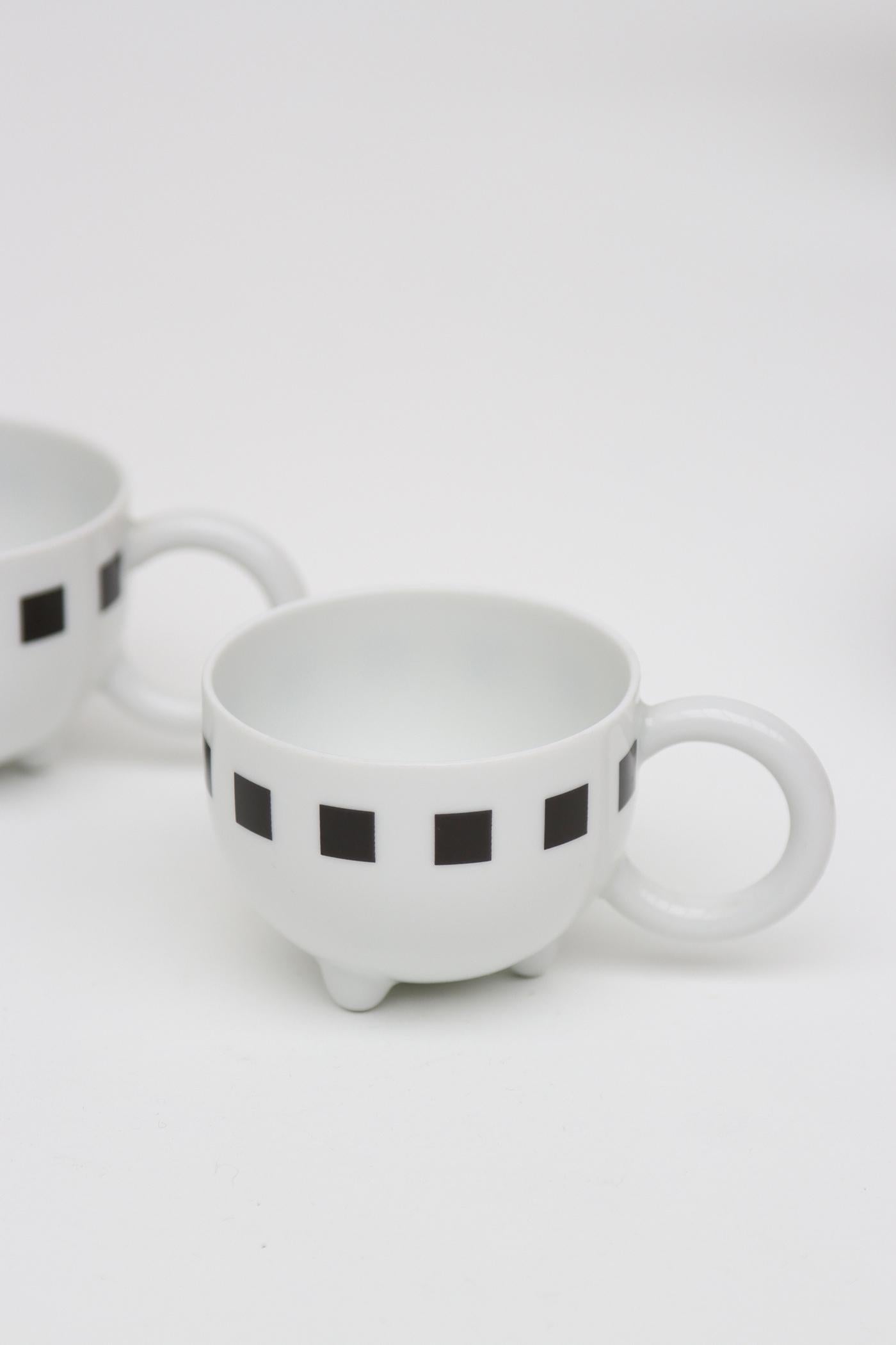 Late 20th Century Matteo Thun Fantasia Porcelain Tea Set