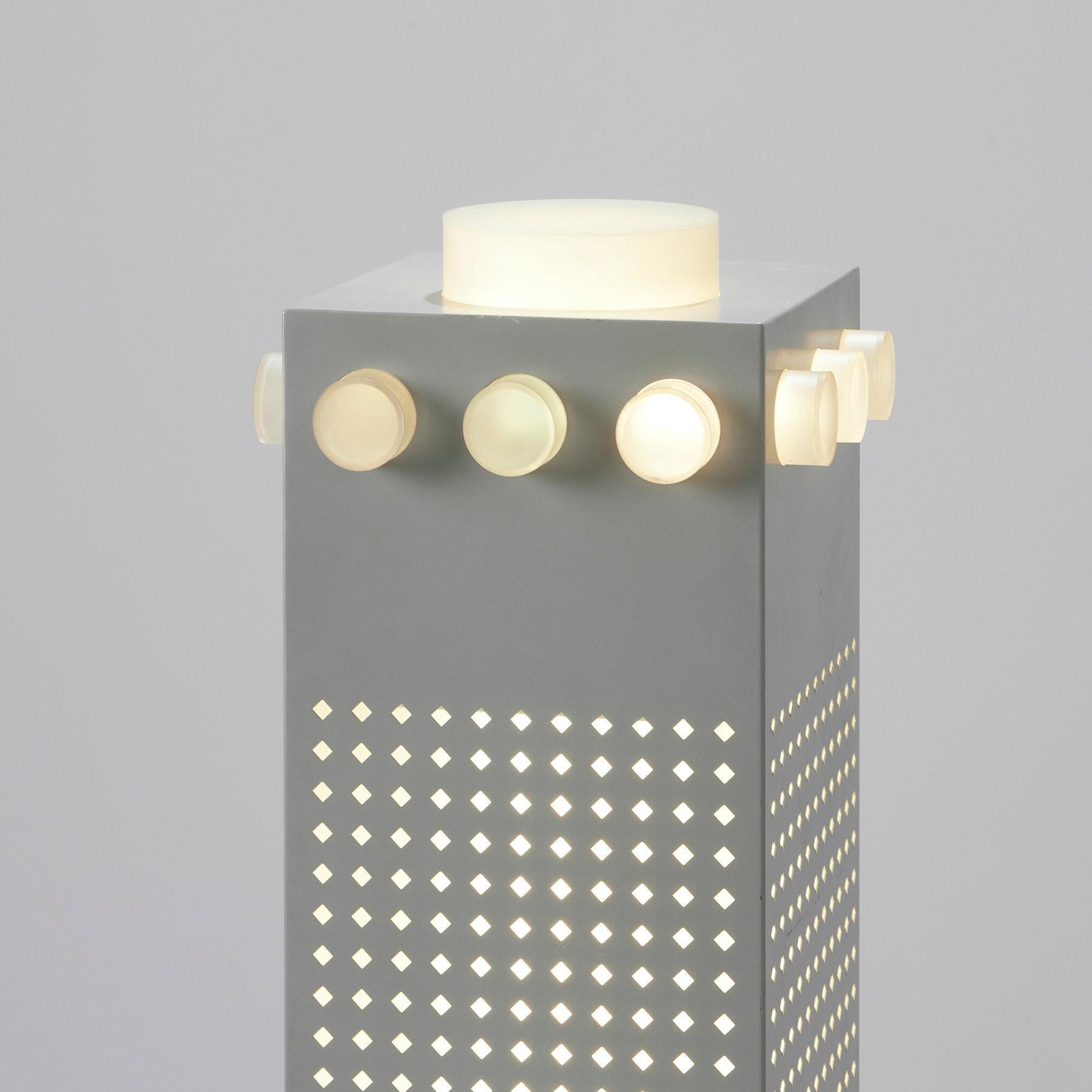 20th Century Matteo Thun Floor Lamp Zerodue, 1985 Bieffeplast For Sale