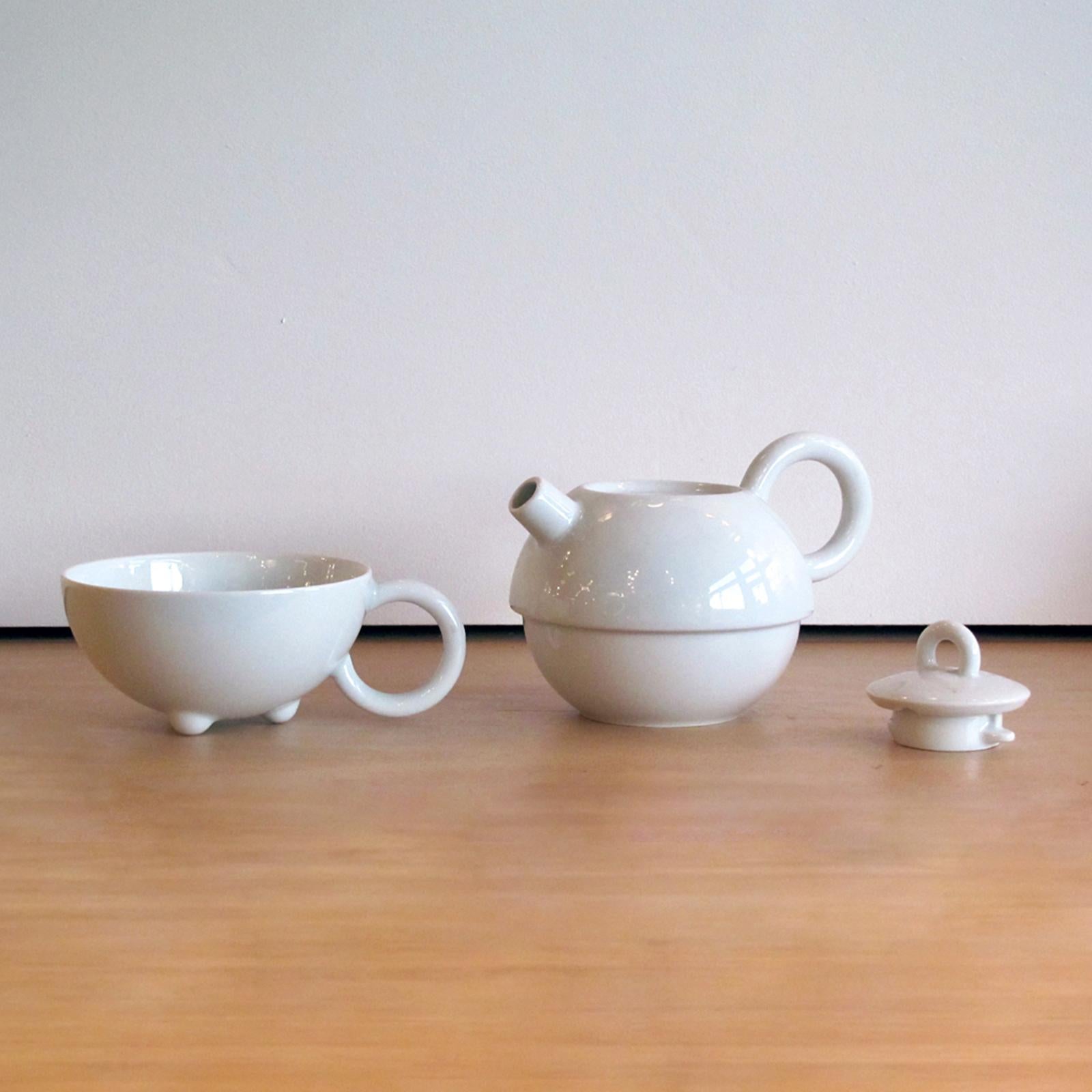Matteo Thun for Arzberg Tea-for-One Set, 1980 In Good Condition For Sale In Los Angeles, CA